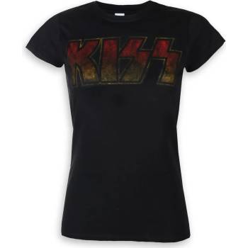 Image 1 of ROCK OFF тениска метална дамски Kiss - Класическо лого - ROCK OFF - KISSTS01LB