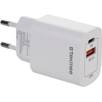 Image 1 of TEKMEE ЗАРЯДНО usb+type-c 20w tekmee (5122)