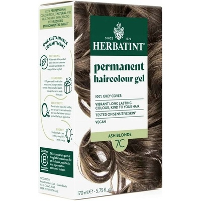 Herbatint Barva ve gelu 7C Popelavá blond 170 ml