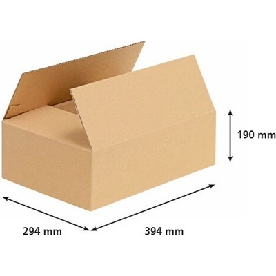 Obaly KREDO Kartonové krabice 394 x 294 x 190 mm 3VVL – Zboží Mobilmania