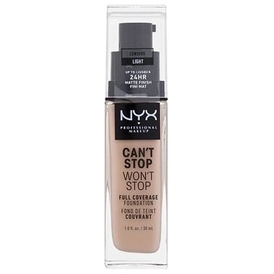 NYX Professional make-up Can't Stop Won't Stop vysoko krycí make-up 05 Light 30 ml