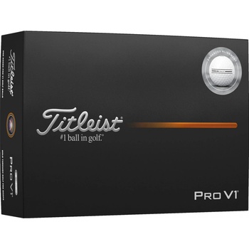 Titleist Pro V1 Enhanced Alignment bílé 12 ks