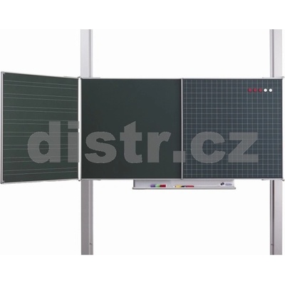 Tabule Degen 200 x 120 cm trojlistá, madlo 100 cm, na pylovém zdvihu
