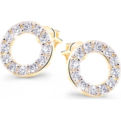 Cutie Jewellery - gold Náušnice Z8038 ze zlata se zirkony