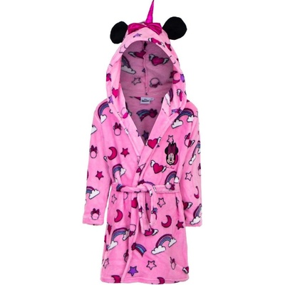 Dívčí župan Minnie růžový s ušima – Zboží Dáma