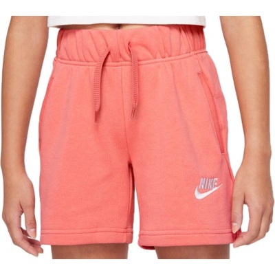 Nike Шорти за момичета Nike Sportswear Club FT 5 Short G - Розов