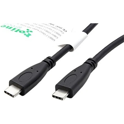 Roline 11.44.9057 USB 10Gbps (3.2 gen 2) USB C(M)-USB C(M), PD 100W, TPE, 1m, černý