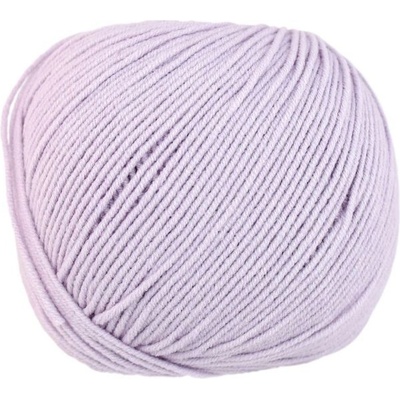 Příze Jeans (Vlna-Hep) 8076 šeříková (bledě fialová)
