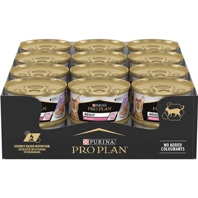 Pro Plan Cat Delicate krůtí kousky v paštice 24 x 85 g