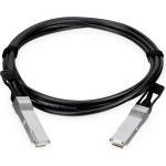 PLANET CB-QSFP100G-3M InfiniBand и оптичен кабел 3 м QSFP28 DAC Черен, Металик (CB-QSFP100G-3M)