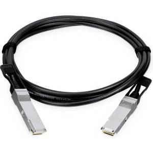 PLANET CB-QSFP100G-3M InfiniBand и оптичен кабел 3 м QSFP28 DAC Черен, Металик (CB-QSFP100G-3M)