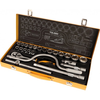 Tolsen Gola sada 1/2" 24 ks 15141 – Zboží Mobilmania