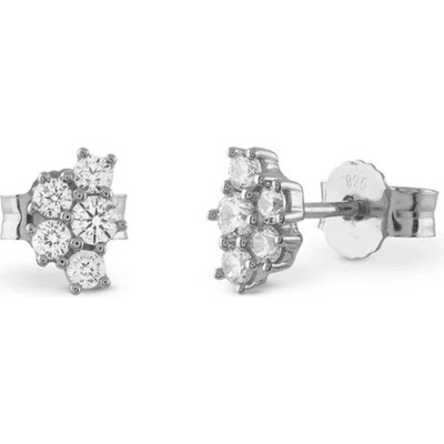 Guess Stříbrné pecky s kubickými zirkony Jardin JSBE04497JWRHT/U