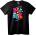 NOONEBRAND Тениска 3D NINE Геометрична - 2XL, White