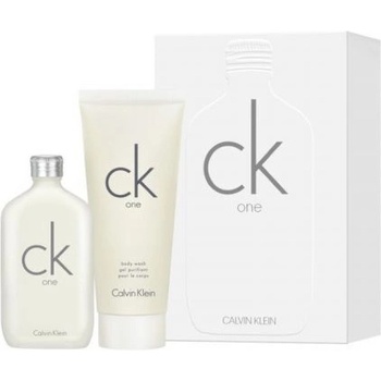 Calvin Klein CK One Подаръчен комплект, Тоалетна вода 50ml + Душ гел 100ml, унисекс