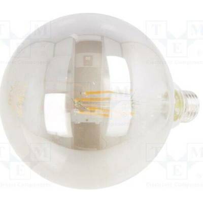GTV Poland LD-G125FP8-18 Žárovka LED šedá E27 230VAC 450lm 8W 360° 1800K