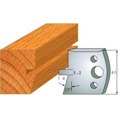 IGM F027-086 - Omezovače 40x4 mm pro Profil 086 (pár)
