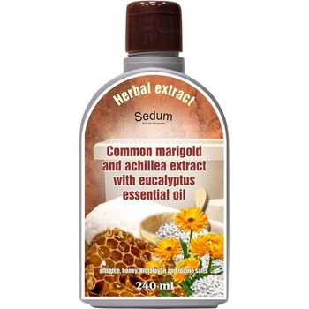 SEDUM Extrakt do sauny Nechtík s eukalyptom 240 ml
