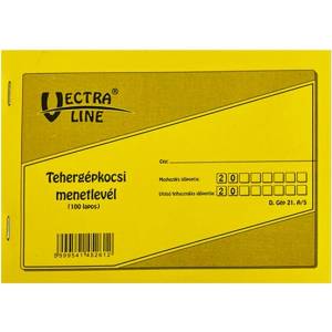 VECTRALINE Отпечатана товарителница за камион vectraline a/5, лежаща 100 листа dgj-21/a/5 (dgj-21/a/5)