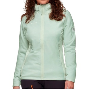 Mammut Дамско синтетично яке Mammut Women's Rime Air Insulation Hybrid Hooded Jacket Synthetic jacket - Silver Sage (104-6133-0313)
