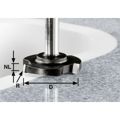 FESTOOL Zarovnávací fréza HW D 52/R1ss S12