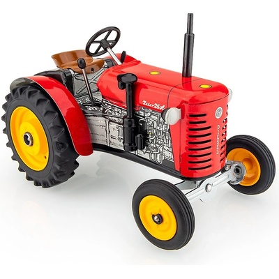 Kovap Traktor Zetor 25A červený na klíček