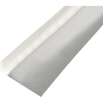 Hladký plech tvar L hliník přírodní 96x28 mm, 1 m