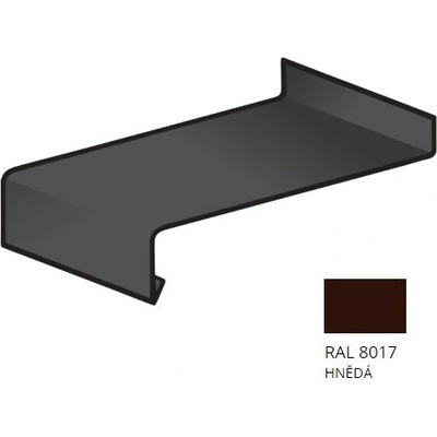 Blix Hliník parapet 0,6 x 800 mm RAL 8017 Hnědá