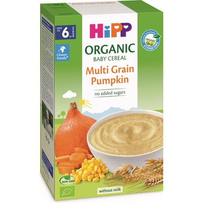 Hipp Био безмлечна пълнозърнеста каша Hipp - С тиква, 200 g (2897)
