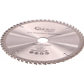 GEKO Kotouč pilový vidiový s otvory, 160x20x60T