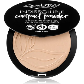 Image 1 of puroBIO Cosmetics Indissouble компактна пудра с матиращ ефект цвят 02 9 гр