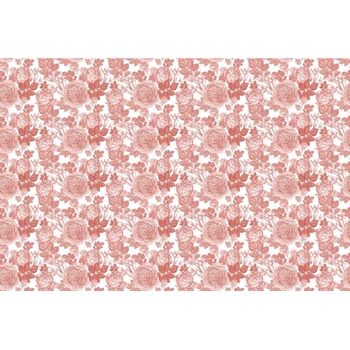 DIMEX ART s. r. o Флизелинов фототапет винтидж векторни цветя 375 x 250 см