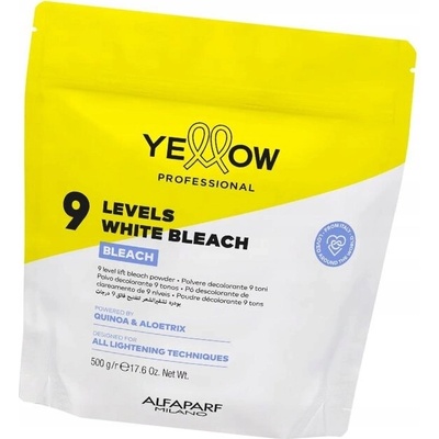 Alfaparf Yellow Zesvětlovač vlasů Bleach 500 g 9 stupňů zesvětlení