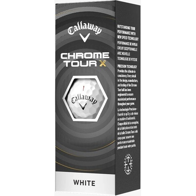 Callaway Chrome Tour X bílé 3 ks