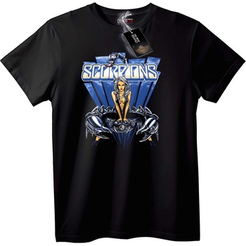 NOONEBRAND Тениска Scorpions Рок Банда - L, White