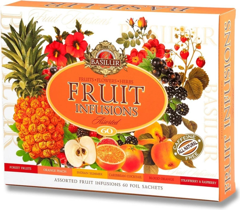 Basilur Fruit Infusions Assorted 60 sáčků