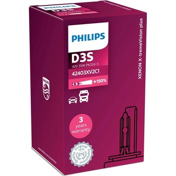 Philips PHILIPS Xenon X-tremeVision 42403XV2C1 D3S 35W plus 150procent gen2