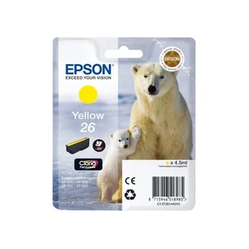 Image 1 of Epson Cartridge 26 Yellow