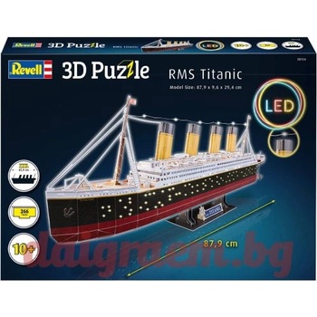Image 1 of Revell 3D пъзел Revell 00154 - Титаник, LED издание (R00154)