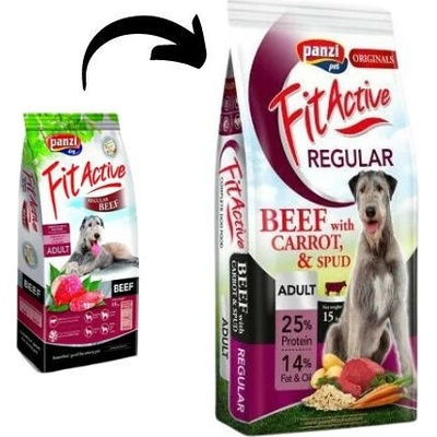 Panzi FitActive ORIGINALS Regular Beef with Carrots and Spud 2 x 15 kg