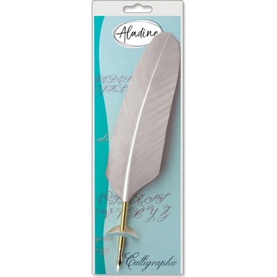 Aladine Husí brk s kovovým hrotem bílý – Zboží Dáma