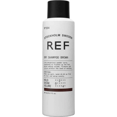 Ref Stockholm Texture & Form No. 204 Brown Веган Сух шампоан за коса Освежаващ 200 ml