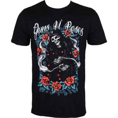 ROCK OFF тениска метална мъжки Guns N' Roses - рози Жътварка - ROCK OFF - GNRTS11MB