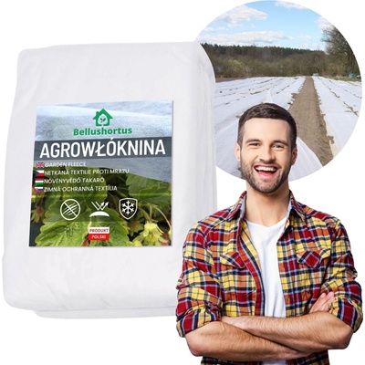 Bellushortus BÍLÁ AGROTEXTILIE 1,6m 150g UV 25m