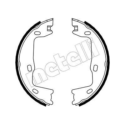 Sada brzd. čeľustí parkov. brzdy METELLI 53-0302