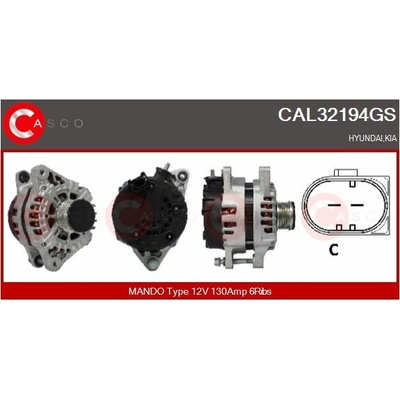 Alternátor CASCO Genuine CAL32194GS