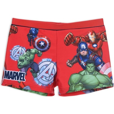 Chlapčenské plavky boxerky Avengers MARVEL Červená