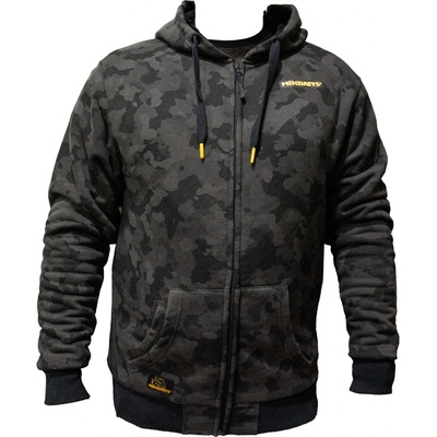 Mikbaits bunda se zipem Black Camou Sherpa černá – Zbozi.Blesk.cz