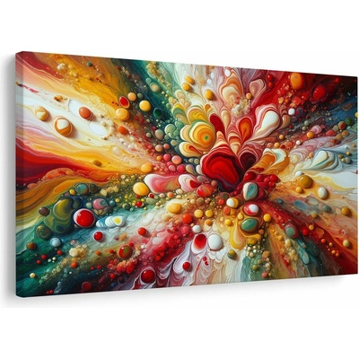 Obraz explozivní barevný chaos - 120x80