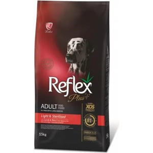 Lider Pet Food Adult Dog Medium & Large Breeds Light & Sterilised - Пълноценна нискокалорична храна за кастрирани кучета от средни и едри породи с агнешко и ориз 12 кг - petfood